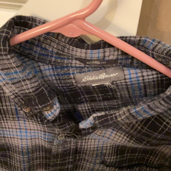 Boys Black and gray flannel shirt - Picture 2 of 2